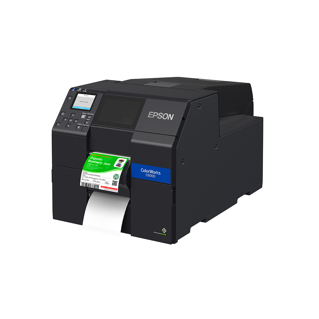 Epson ColorWorks C6000P {GLOSS} (CW C6000P C31CH76A9971) 4" COLOR LABEL PRINTER-PEELER {$1,000 INSTANT REBATE}