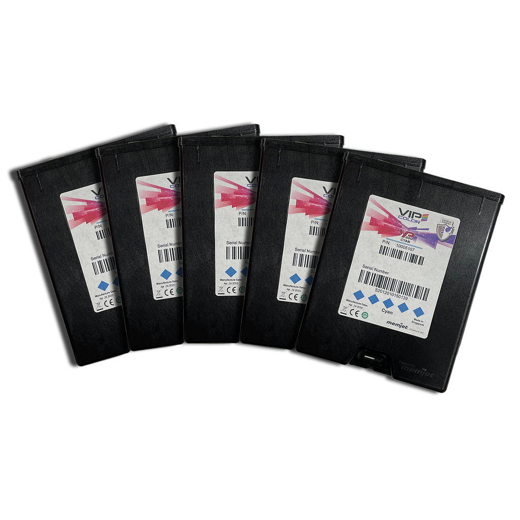 VIPColor VP-650-AS02A CYAN INK CARTRIDGE (C) - 5 PACK  (VP550/VP650)