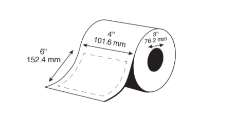 4" X 6"EPSON PREMIUM MATTE LABELS (COLORWORKS C6000/C7500 SERIES) (3"CORE/8"OD)