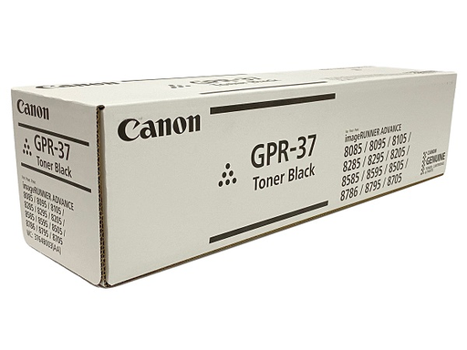 [3764B003AA] GPR-37 BLACK TONER (iRA8105-A8205-A8505i SERIES) CANON 3764B003AA (OEM)