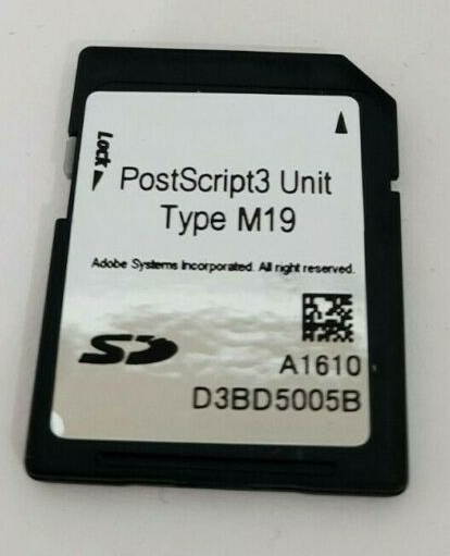 [PN: 417505] RICOH 417505 (417504) POST SCRIPT3 TYPE M19 (MPC2004-C6004)